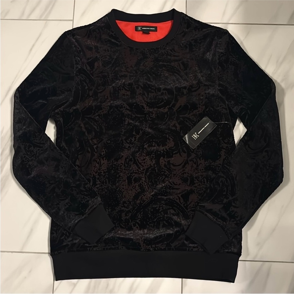 Men’s INC Velvet Sweatshirt